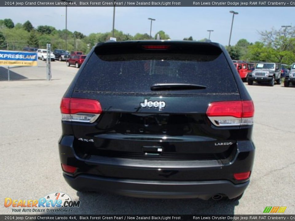 2014 Jeep Grand Cherokee Laredo 4x4 Black Forest Green Pearl / New Zealand Black/Light Frost Photo #7