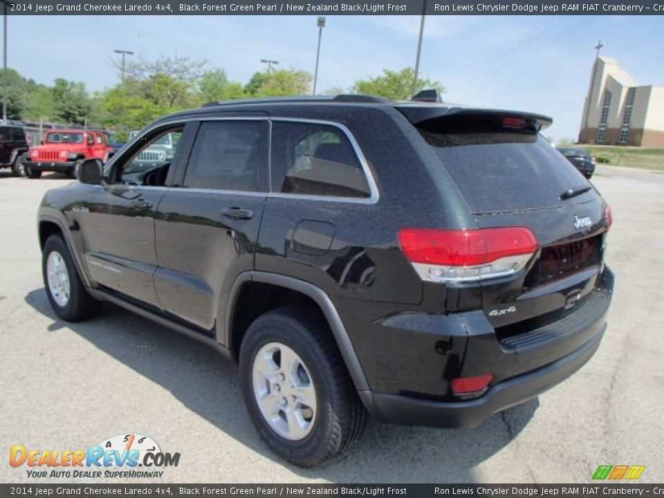 2014 Jeep Grand Cherokee Laredo 4x4 Black Forest Green Pearl / New Zealand Black/Light Frost Photo #8