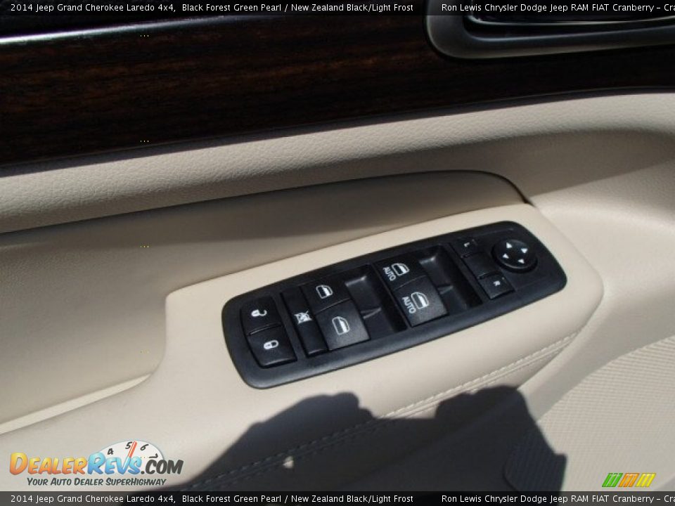 2014 Jeep Grand Cherokee Laredo 4x4 Black Forest Green Pearl / New Zealand Black/Light Frost Photo #14