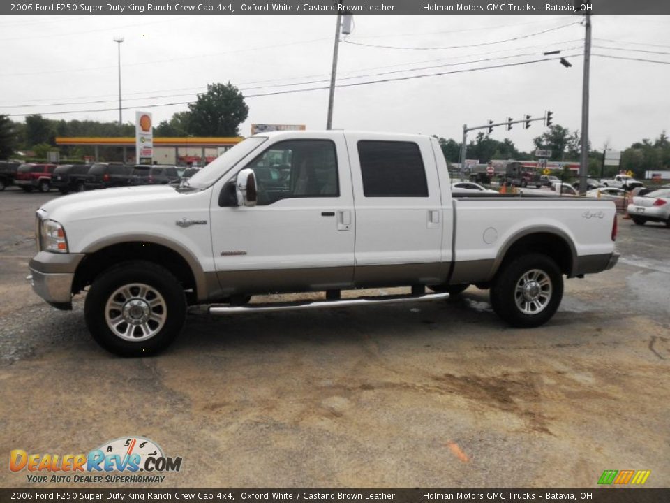 Oxford White 2006 Ford F250 Super Duty King Ranch Crew Cab 4x4 Photo #4