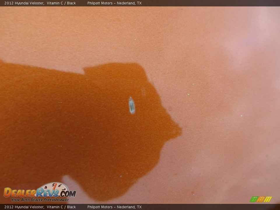 2012 Hyundai Veloster Vitamin C / Black Photo #21