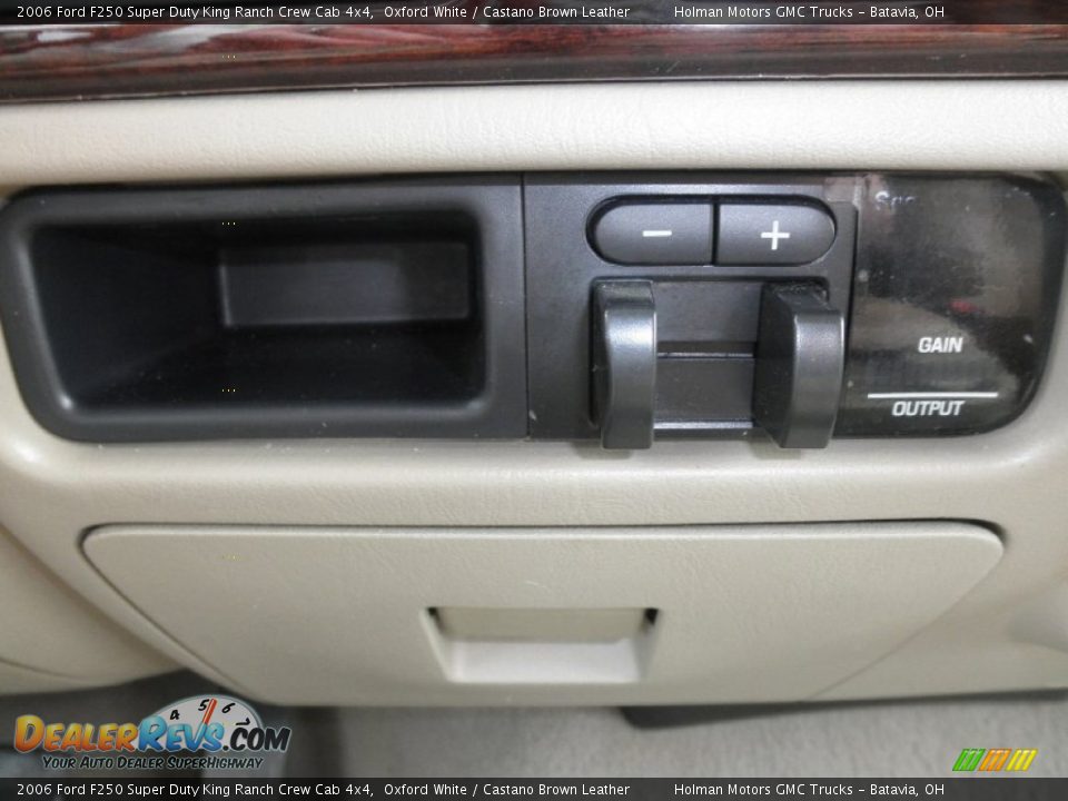 2006 Ford F250 Super Duty King Ranch Crew Cab 4x4 Oxford White / Castano Brown Leather Photo #12