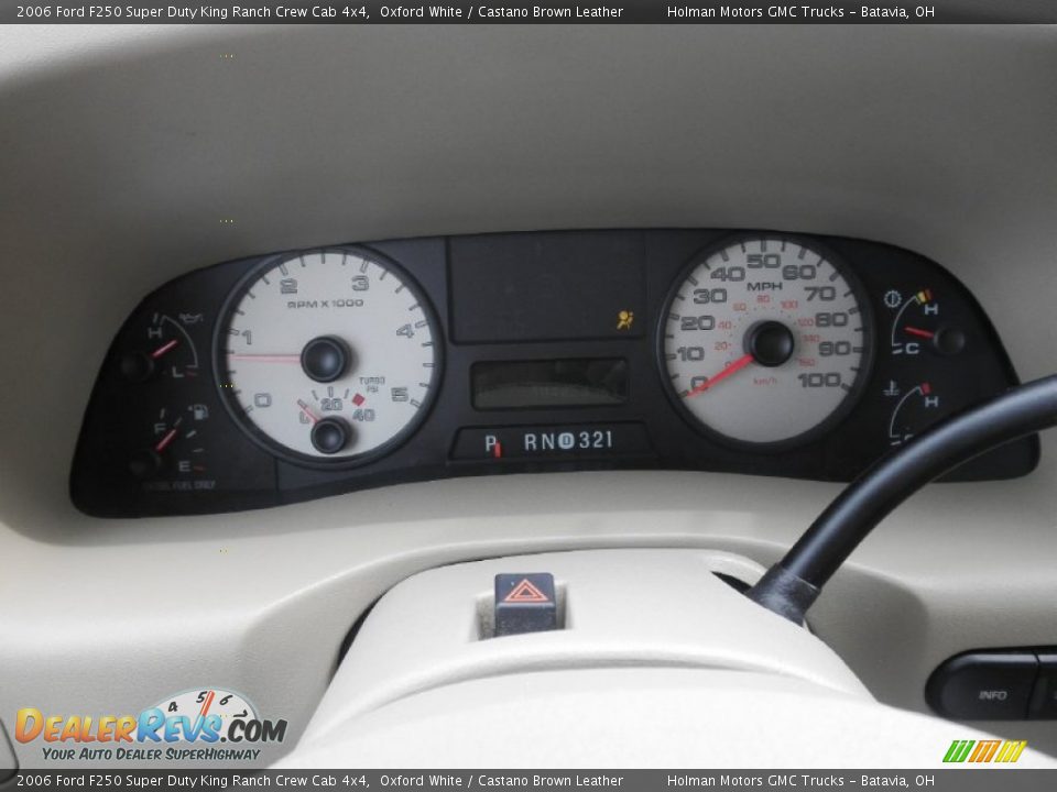 2006 Ford F250 Super Duty King Ranch Crew Cab 4x4 Gauges Photo #16