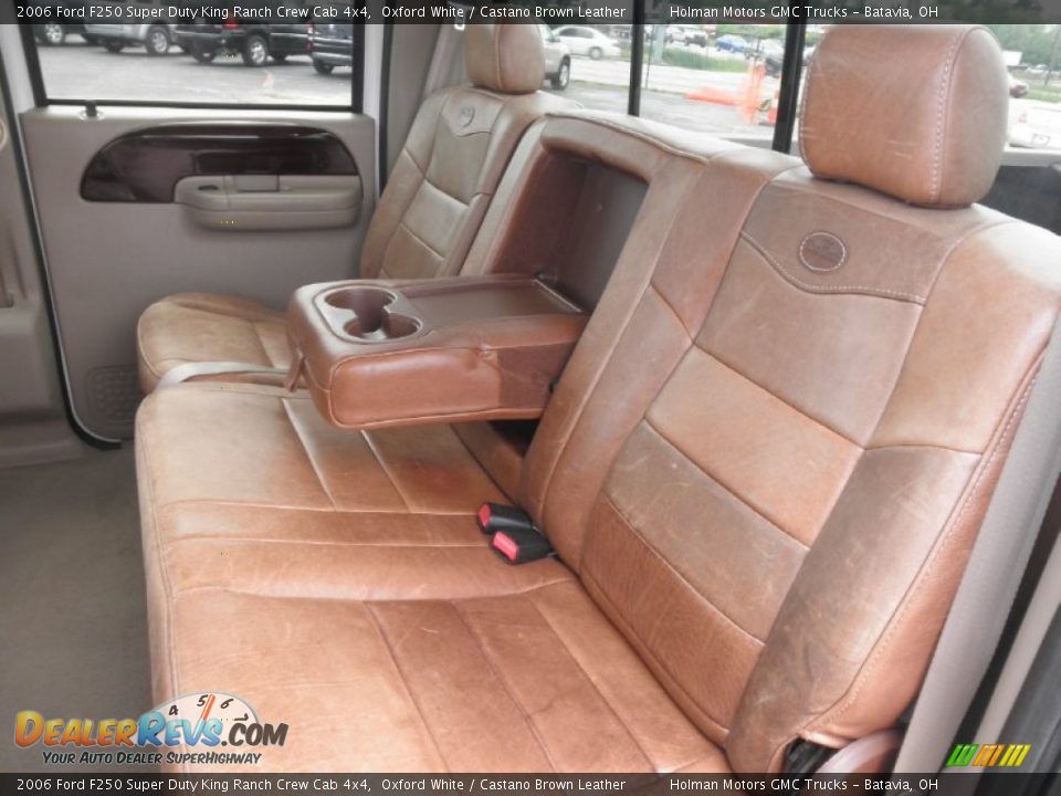 Rear Seat of 2006 Ford F250 Super Duty King Ranch Crew Cab 4x4 Photo #23