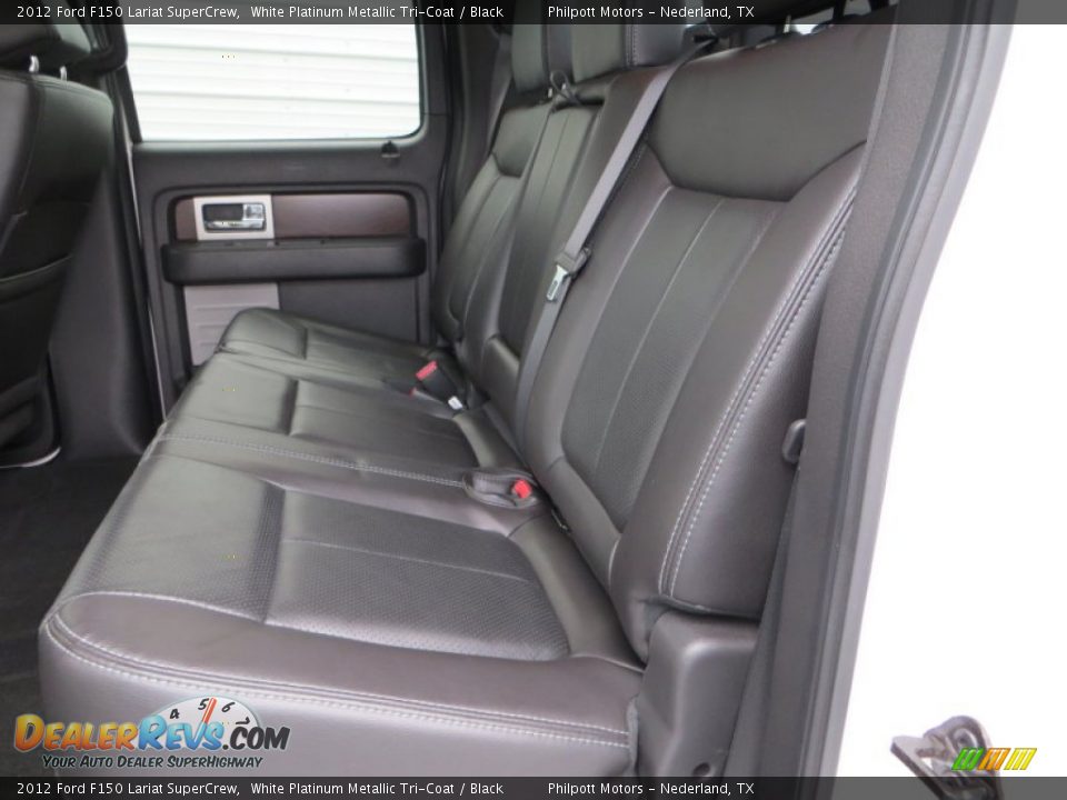 Rear Seat of 2012 Ford F150 Lariat SuperCrew Photo #29