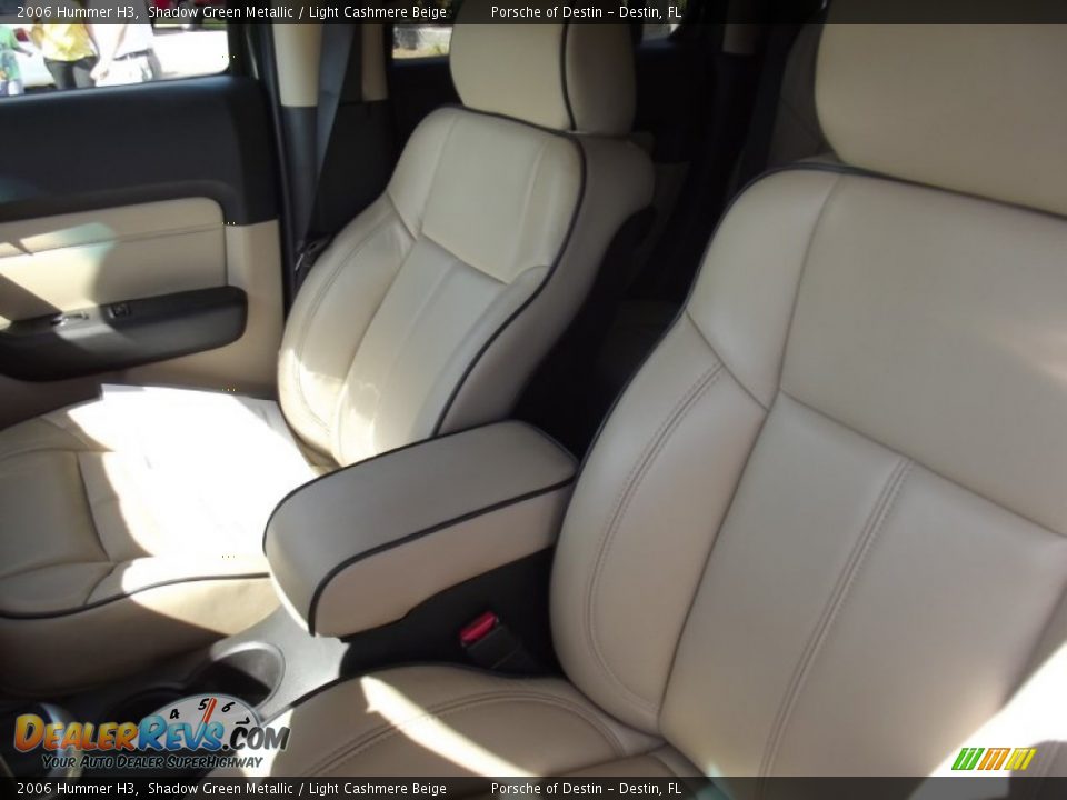 2006 Hummer H3 Shadow Green Metallic / Light Cashmere Beige Photo #5