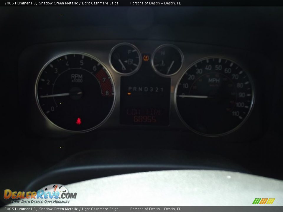 2006 Hummer H3 Shadow Green Metallic / Light Cashmere Beige Photo #6