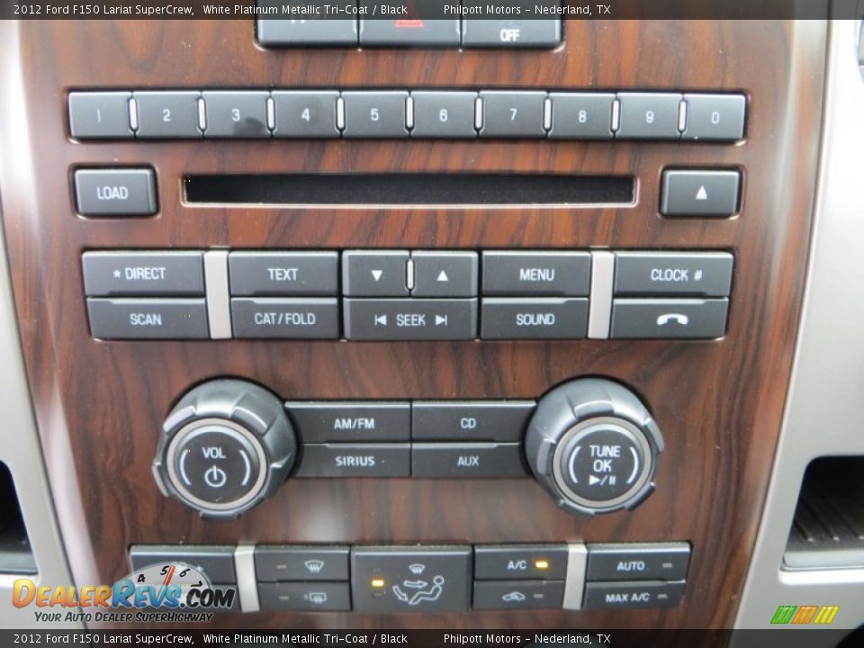 Controls of 2012 Ford F150 Lariat SuperCrew Photo #36