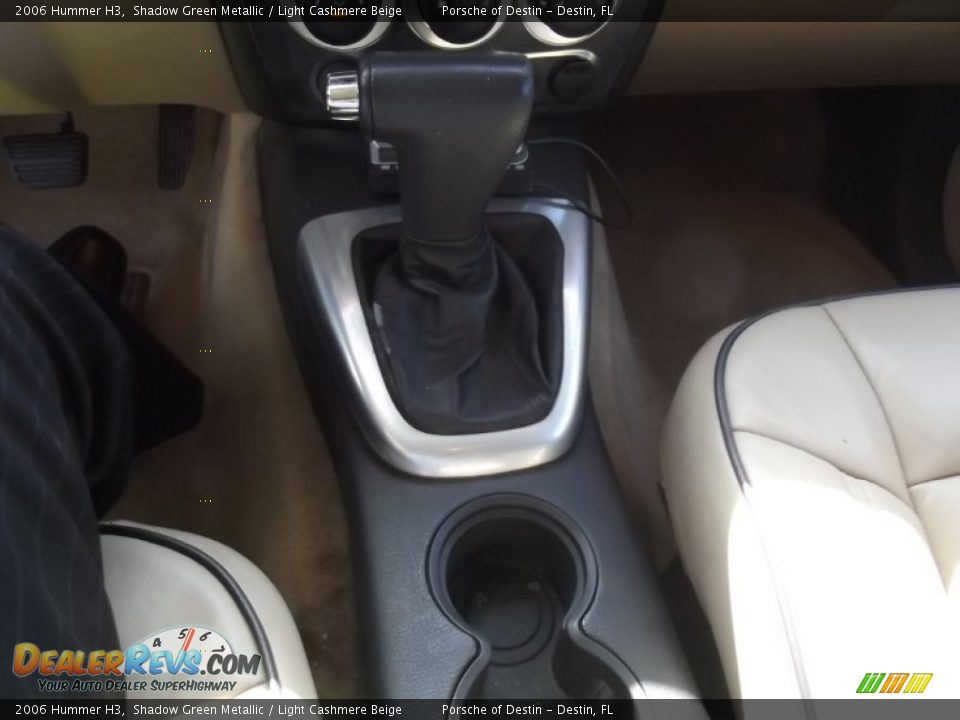 2006 Hummer H3 Shadow Green Metallic / Light Cashmere Beige Photo #15