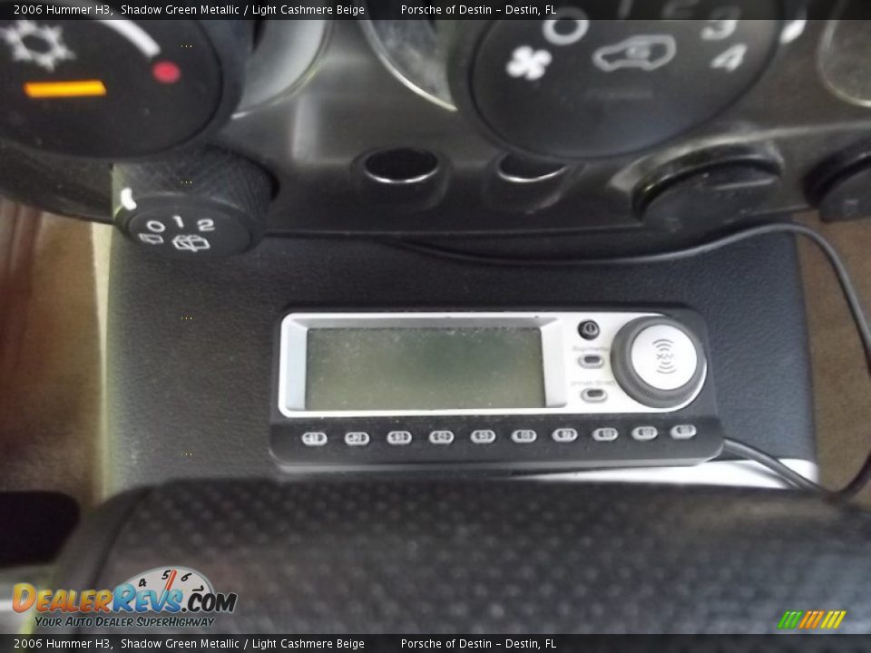 2006 Hummer H3 Shadow Green Metallic / Light Cashmere Beige Photo #16