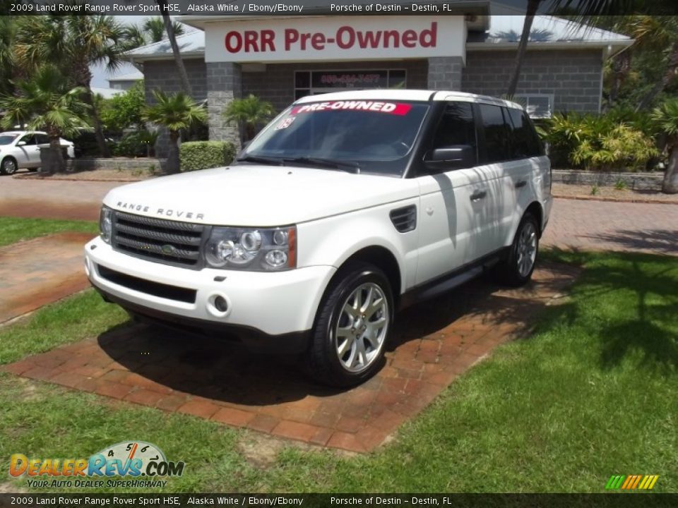 2009 Land Rover Range Rover Sport HSE Alaska White / Ebony/Ebony Photo #1