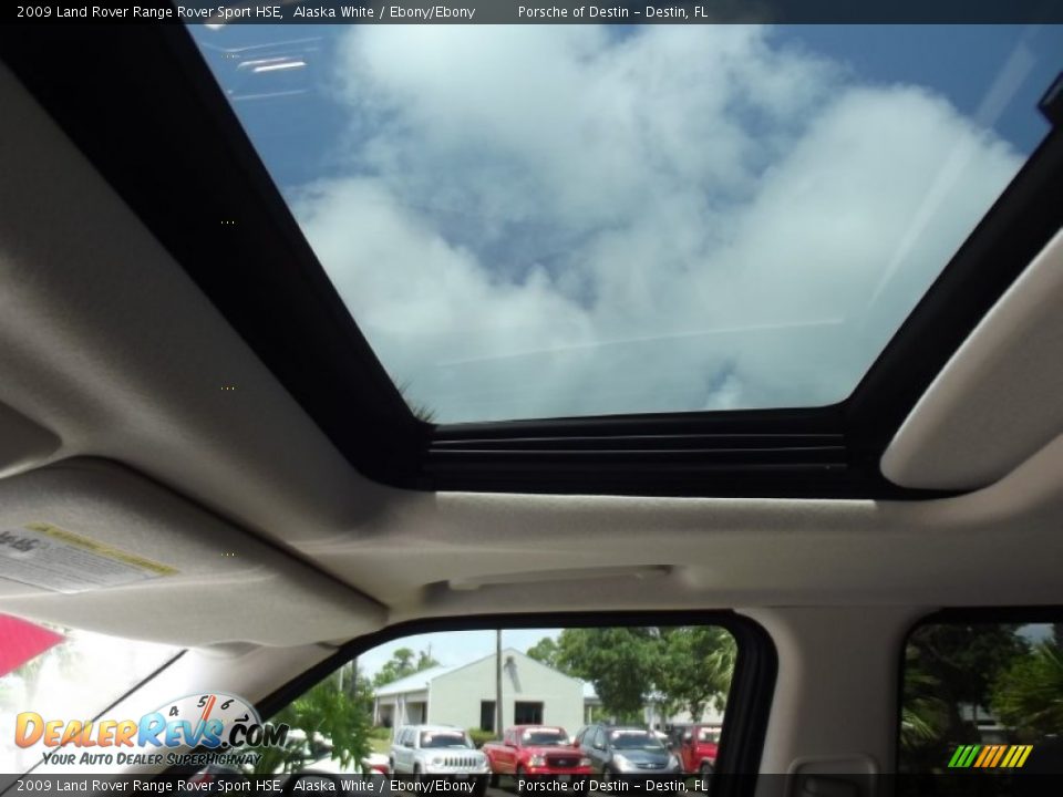 2009 Land Rover Range Rover Sport HSE Alaska White / Ebony/Ebony Photo #5