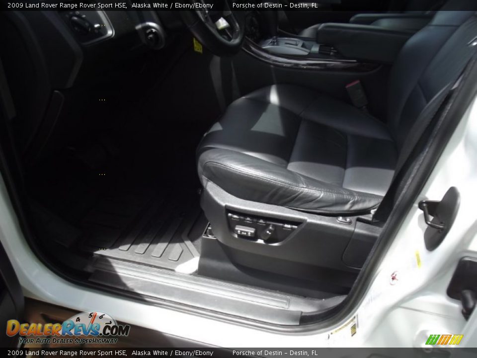 2009 Land Rover Range Rover Sport HSE Alaska White / Ebony/Ebony Photo #6