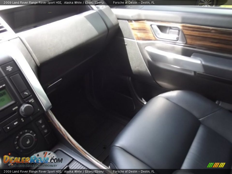 2009 Land Rover Range Rover Sport HSE Alaska White / Ebony/Ebony Photo #9