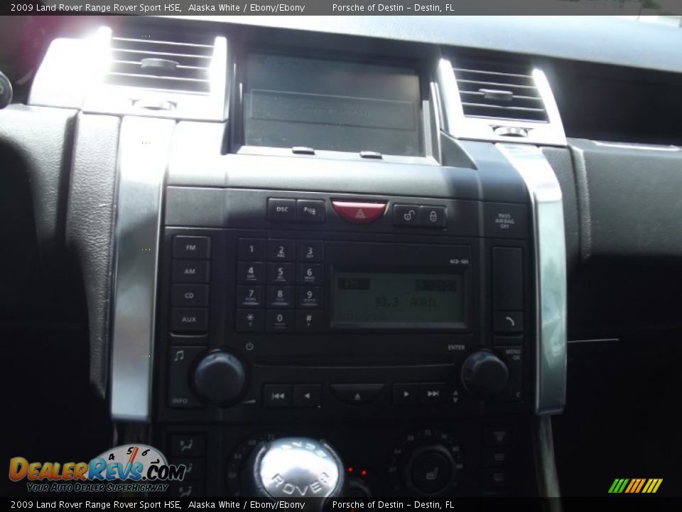 2009 Land Rover Range Rover Sport HSE Alaska White / Ebony/Ebony Photo #17