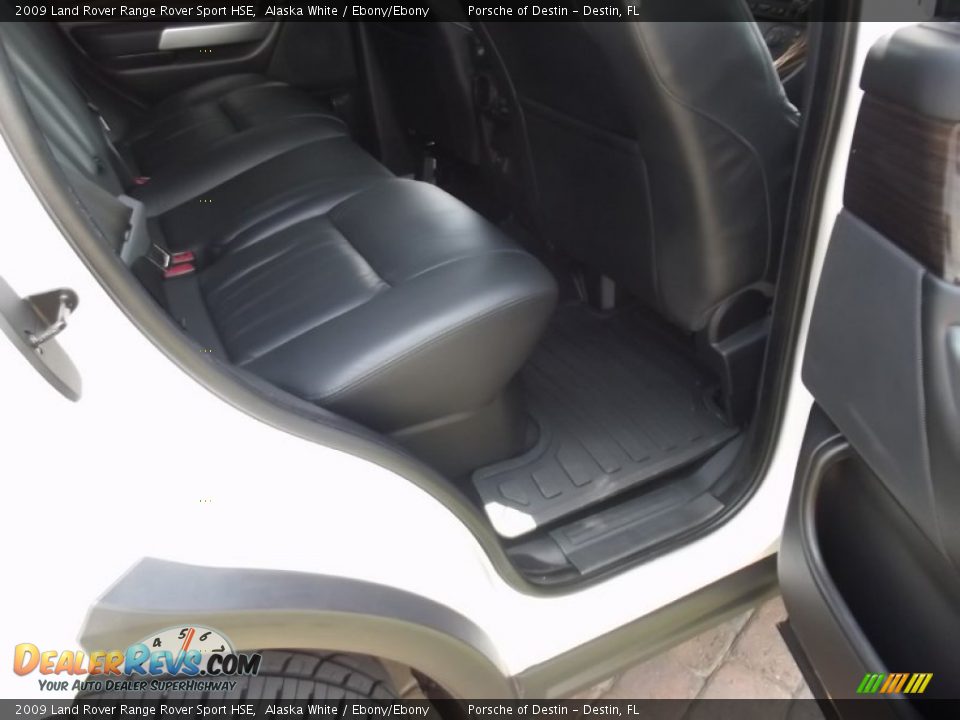 2009 Land Rover Range Rover Sport HSE Alaska White / Ebony/Ebony Photo #19