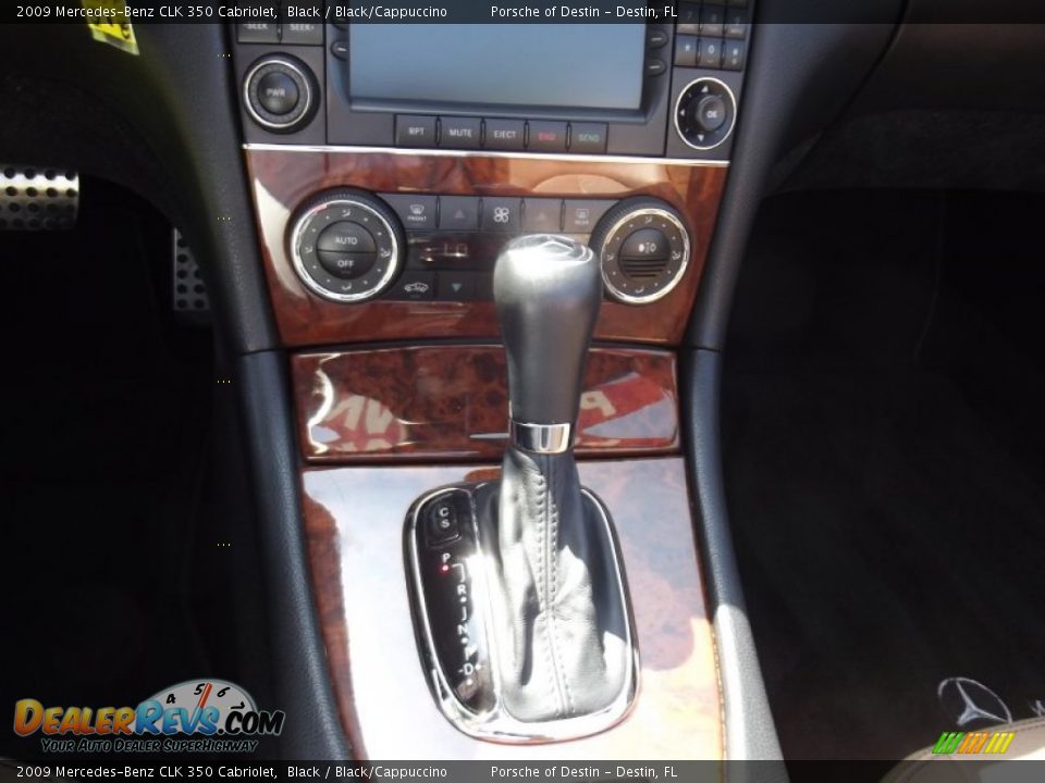 2009 Mercedes-Benz CLK 350 Cabriolet Black / Black/Cappuccino Photo #6