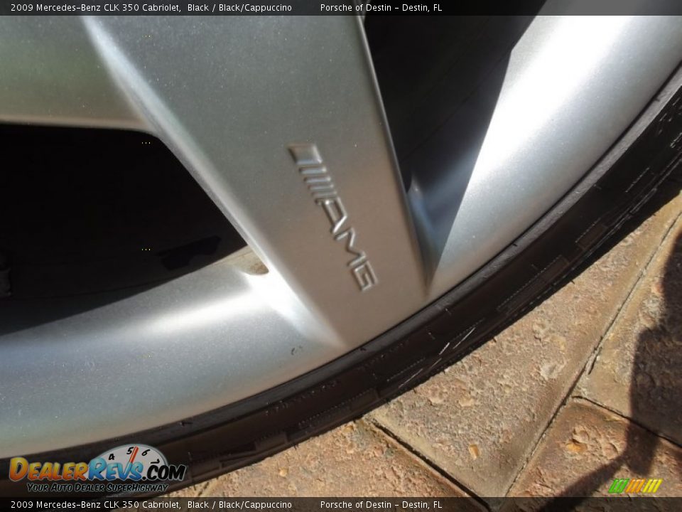 2009 Mercedes-Benz CLK 350 Cabriolet Black / Black/Cappuccino Photo #20