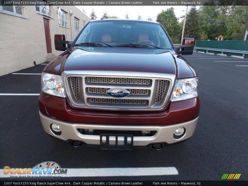 2007 Ford F150 King Ranch SuperCrew 4x4 Dark Copper Metallic / Castano Brown Leather Photo #2