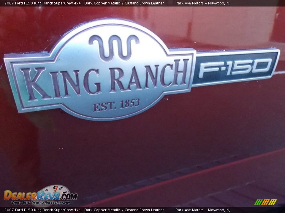 2007 Ford F150 King Ranch SuperCrew 4x4 Dark Copper Metallic / Castano Brown Leather Photo #7