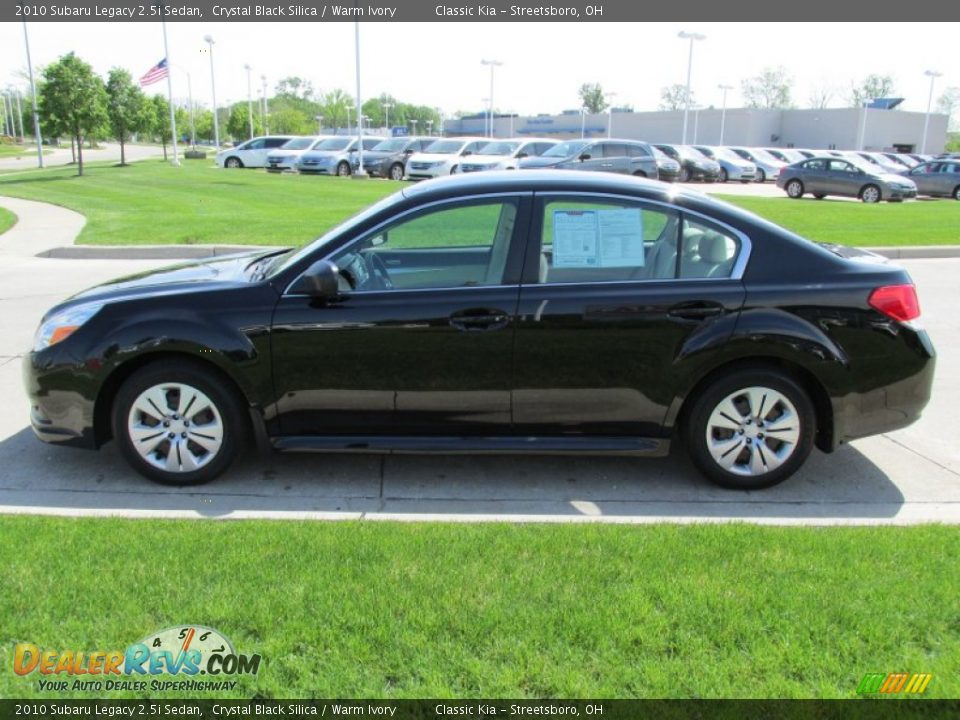 Crystal Black Silica 2010 Subaru Legacy 2.5i Sedan Photo #6