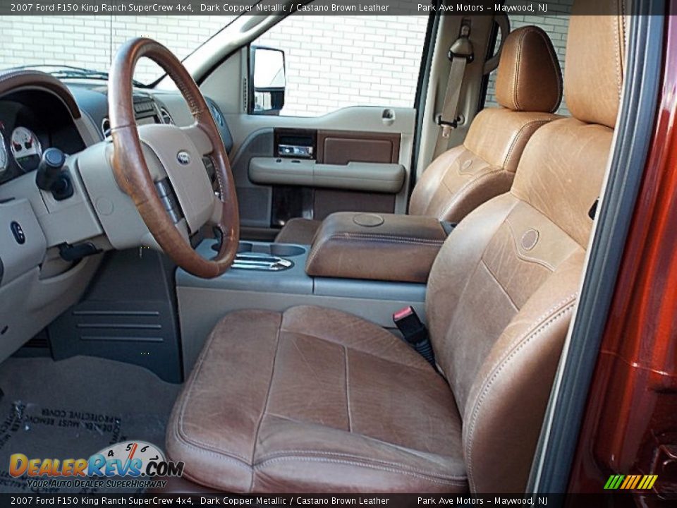 2007 Ford F150 King Ranch SuperCrew 4x4 Dark Copper Metallic / Castano Brown Leather Photo #10