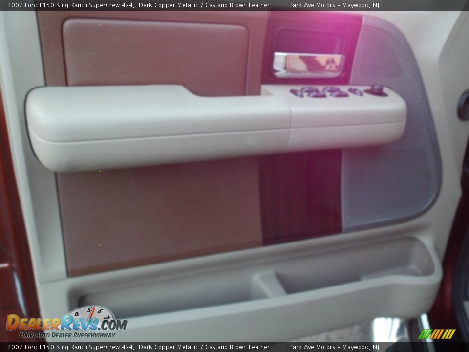 2007 Ford F150 King Ranch SuperCrew 4x4 Dark Copper Metallic / Castano Brown Leather Photo #11