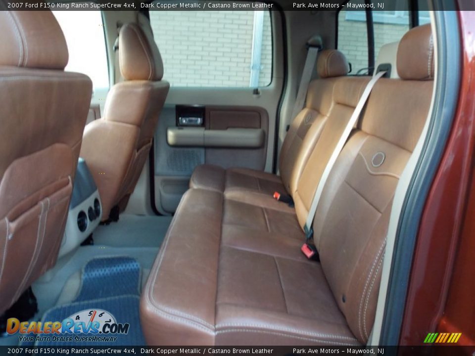2007 Ford F150 King Ranch SuperCrew 4x4 Dark Copper Metallic / Castano Brown Leather Photo #12