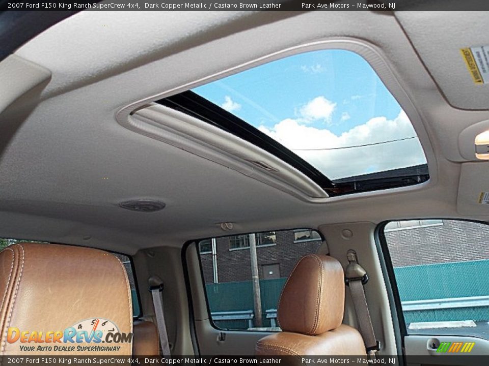 2007 Ford F150 King Ranch SuperCrew 4x4 Dark Copper Metallic / Castano Brown Leather Photo #15