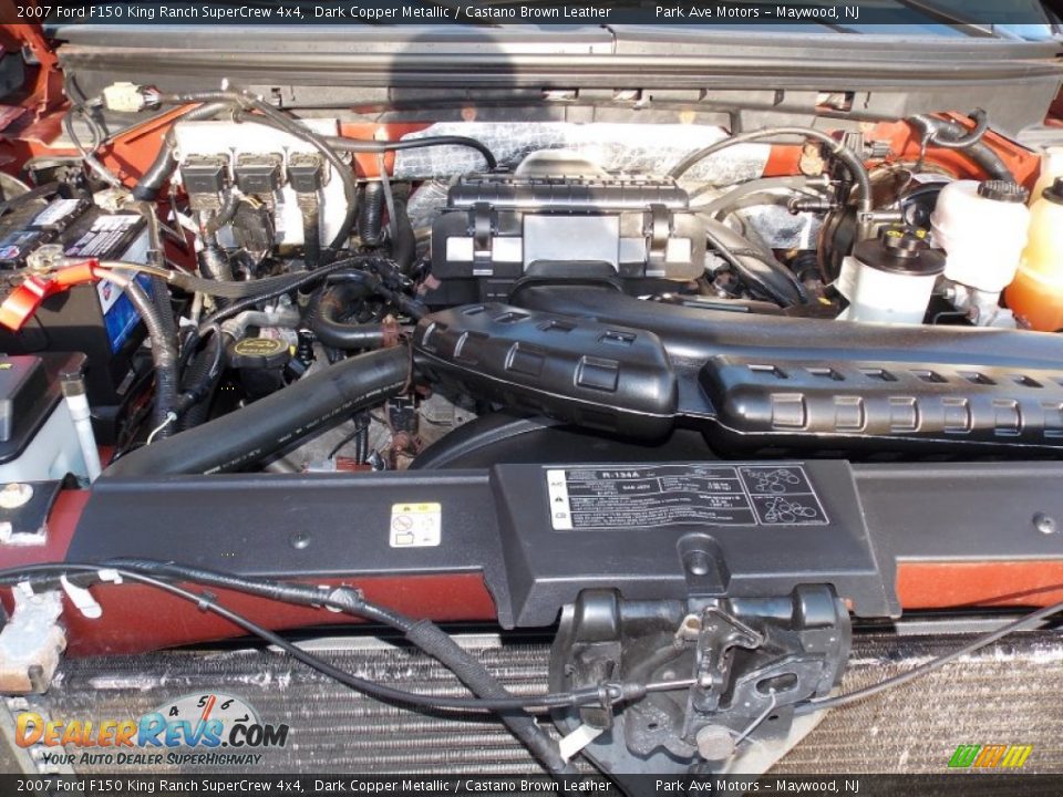 2007 Ford F150 King Ranch SuperCrew 4x4 Dark Copper Metallic / Castano Brown Leather Photo #16