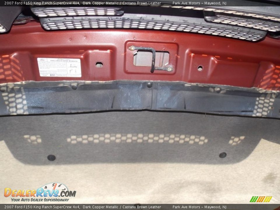 2007 Ford F150 King Ranch SuperCrew 4x4 Dark Copper Metallic / Castano Brown Leather Photo #17