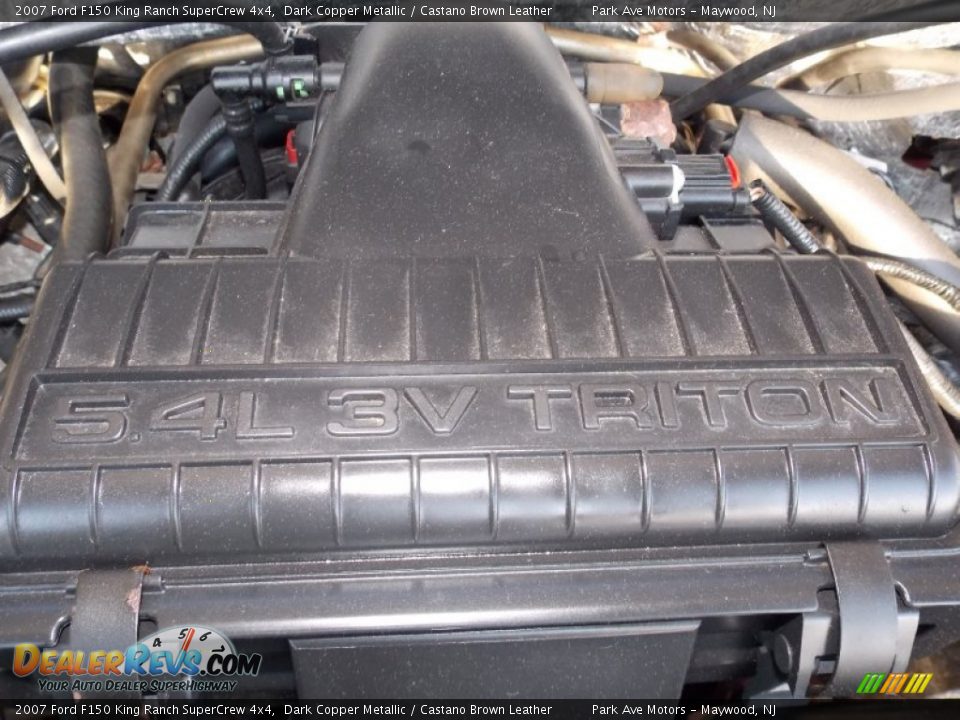 2007 Ford F150 King Ranch SuperCrew 4x4 Dark Copper Metallic / Castano Brown Leather Photo #18