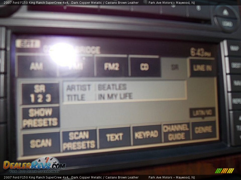 2007 Ford F150 King Ranch SuperCrew 4x4 Dark Copper Metallic / Castano Brown Leather Photo #19