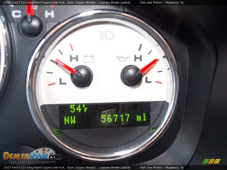 2007 Ford F150 King Ranch SuperCrew 4x4 Dark Copper Metallic / Castano Brown Leather Photo #20