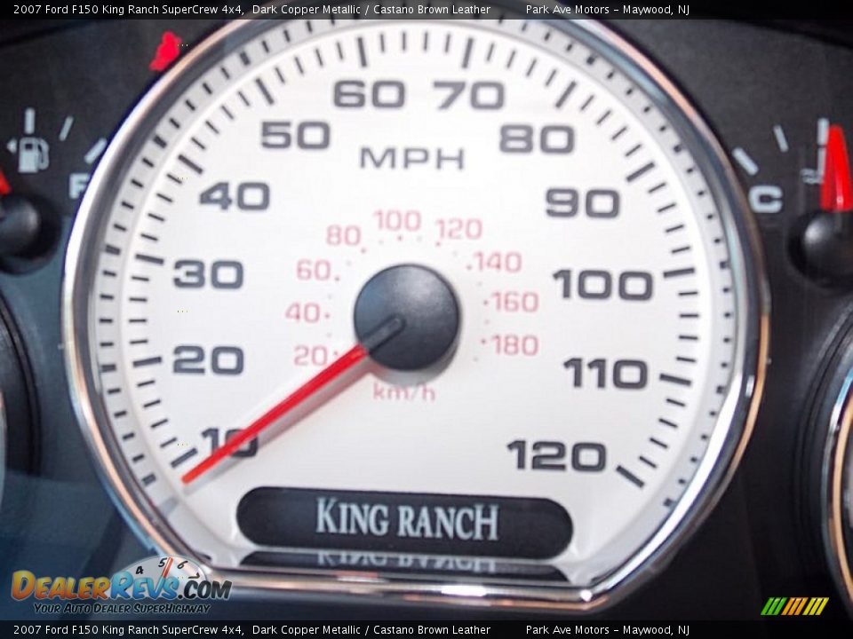 2007 Ford F150 King Ranch SuperCrew 4x4 Dark Copper Metallic / Castano Brown Leather Photo #21