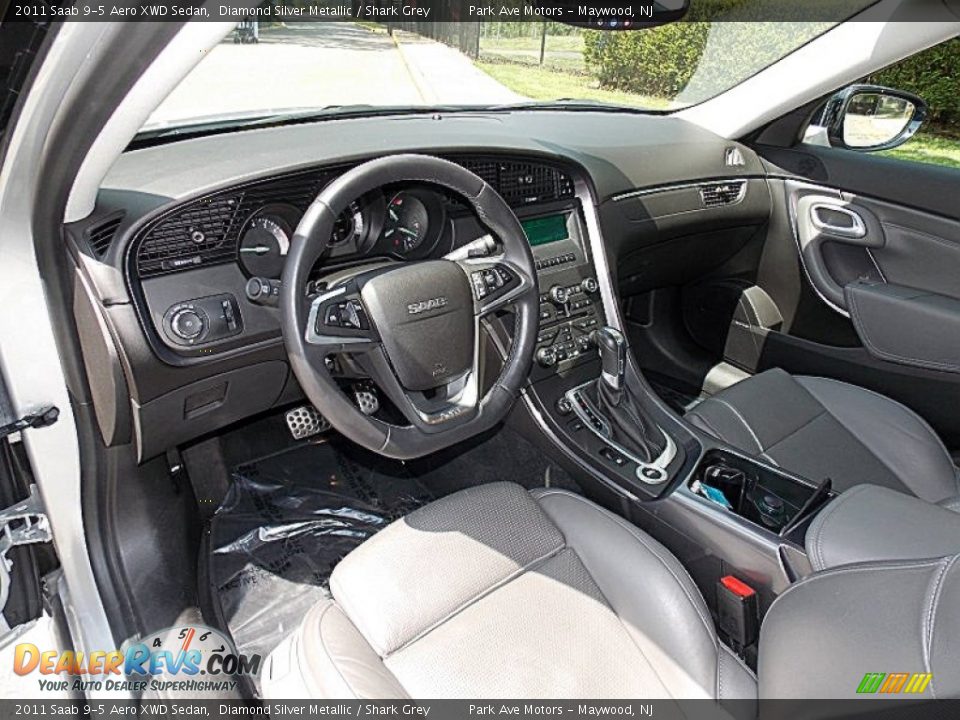 Shark Grey Interior - 2011 Saab 9-5 Aero XWD Sedan Photo #12