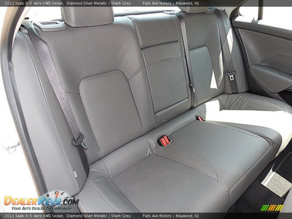 Rear Seat of 2011 Saab 9-5 Aero XWD Sedan Photo #21