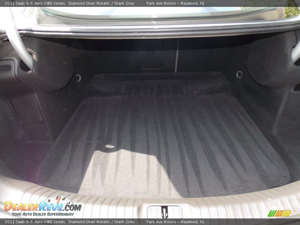 2011 Saab 9-5 Aero XWD Sedan Diamond Silver Metallic / Shark Grey Photo #24