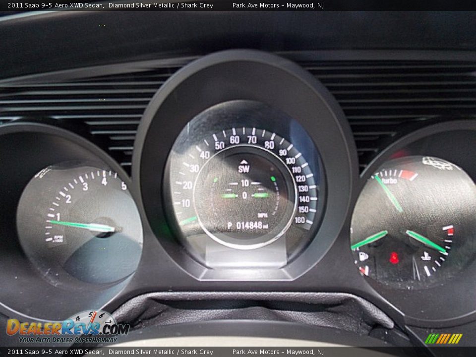 2011 Saab 9-5 Aero XWD Sedan Gauges Photo #25