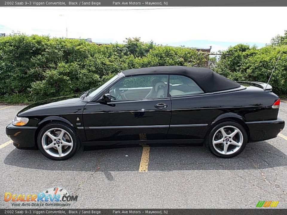 Black 2002 Saab 9-3 Viggen Convertible Photo #2