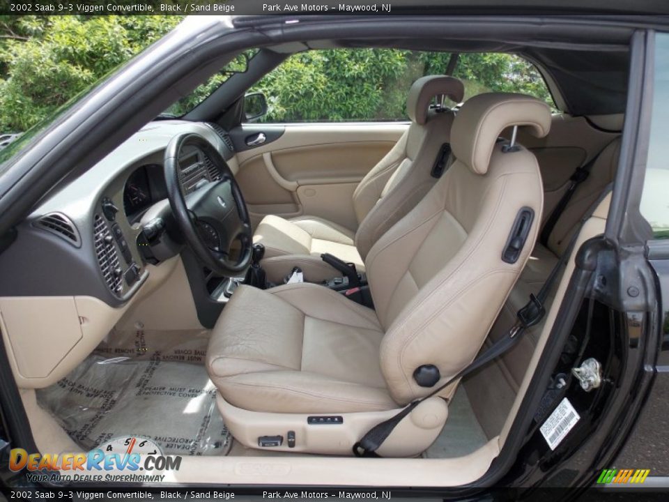Front Seat of 2002 Saab 9-3 Viggen Convertible Photo #12