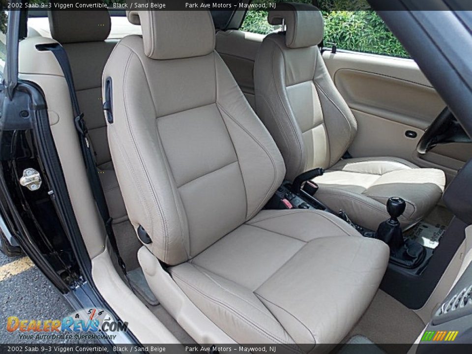 Front Seat of 2002 Saab 9-3 Viggen Convertible Photo #18