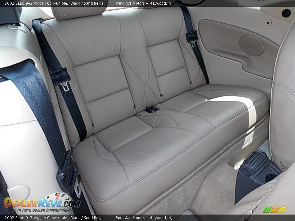 Rear Seat of 2002 Saab 9-3 Viggen Convertible Photo #20