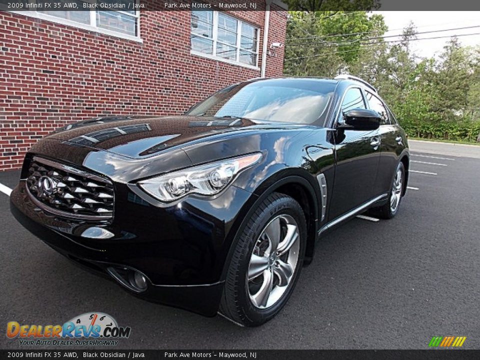 2009 Infiniti FX 35 AWD Black Obsidian / Java Photo #1