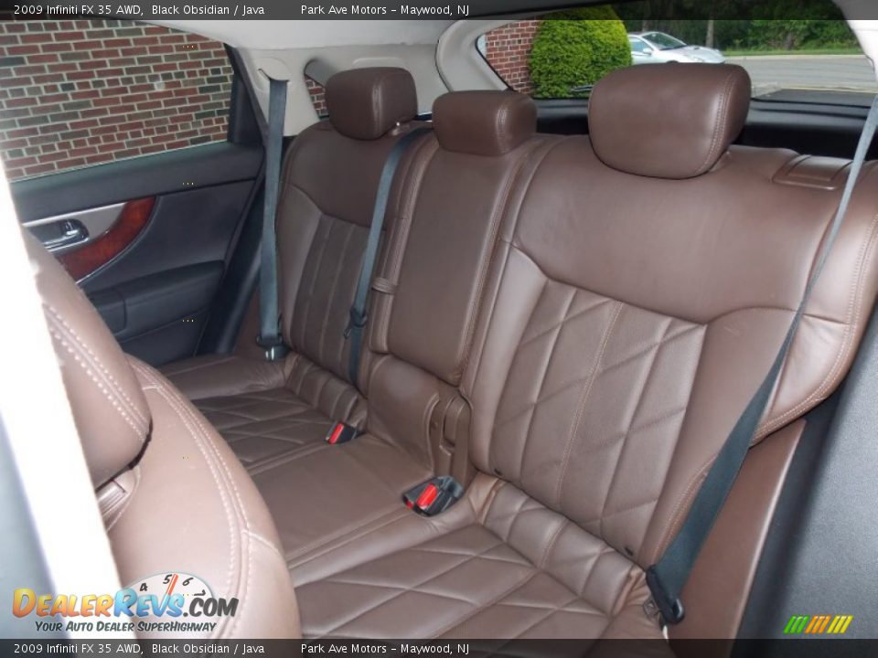 2009 Infiniti FX 35 AWD Black Obsidian / Java Photo #15