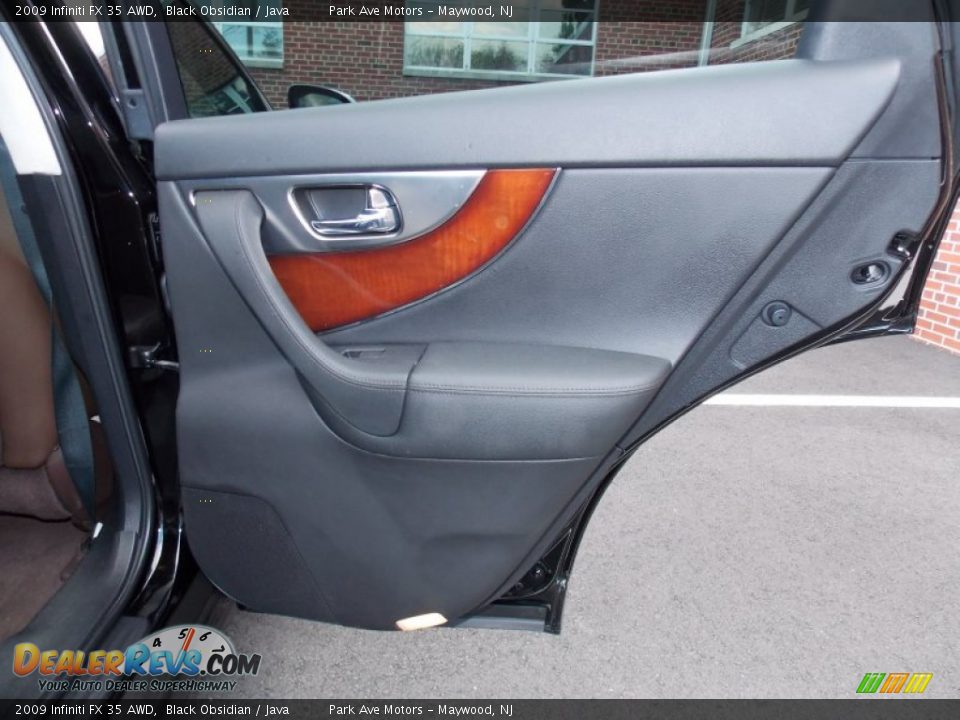 2009 Infiniti FX 35 AWD Black Obsidian / Java Photo #20