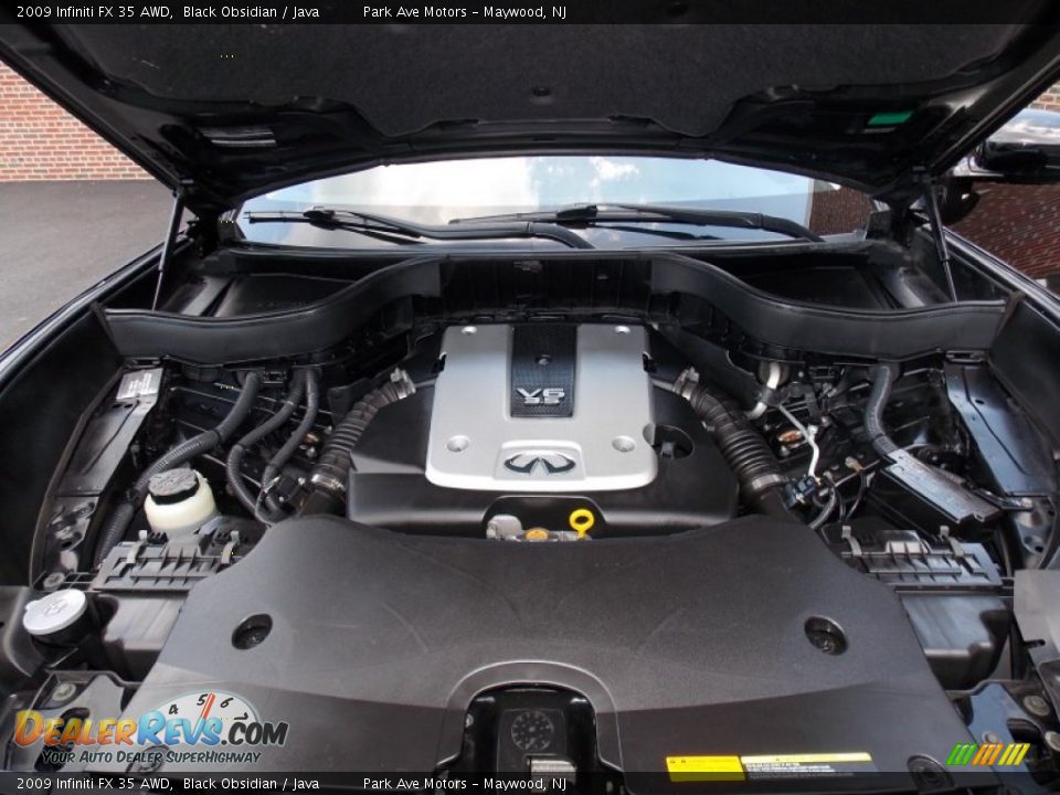 2009 Infiniti FX 35 AWD Black Obsidian / Java Photo #27