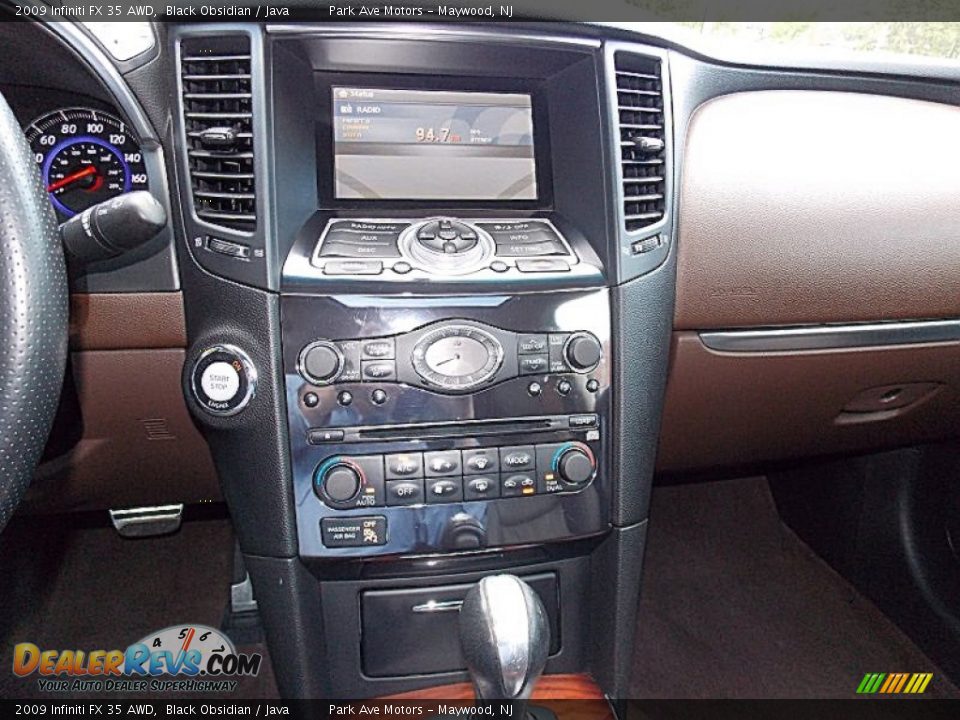 2009 Infiniti FX 35 AWD Black Obsidian / Java Photo #29