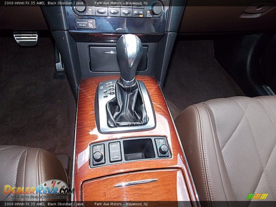 2009 Infiniti FX 35 AWD Black Obsidian / Java Photo #30