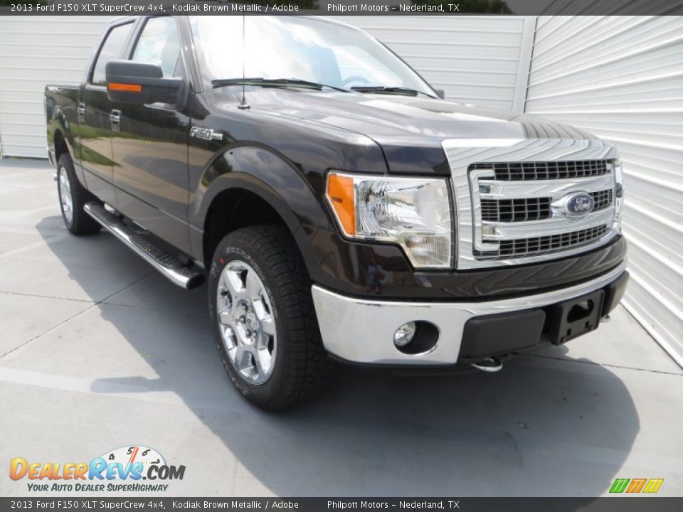 2013 Ford F150 XLT SuperCrew 4x4 Kodiak Brown Metallic / Adobe Photo #1